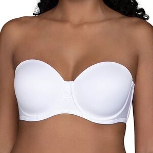Vanity Fair Beauty Back Underwire Smoothing Strapless Bra 44DDD in Star White